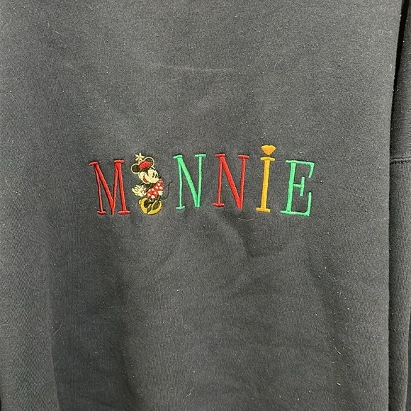 Vintage Mickey & Co Embroidered Minnie Mouse Oversized Crew Neck size XL - Picture 2 of 6
